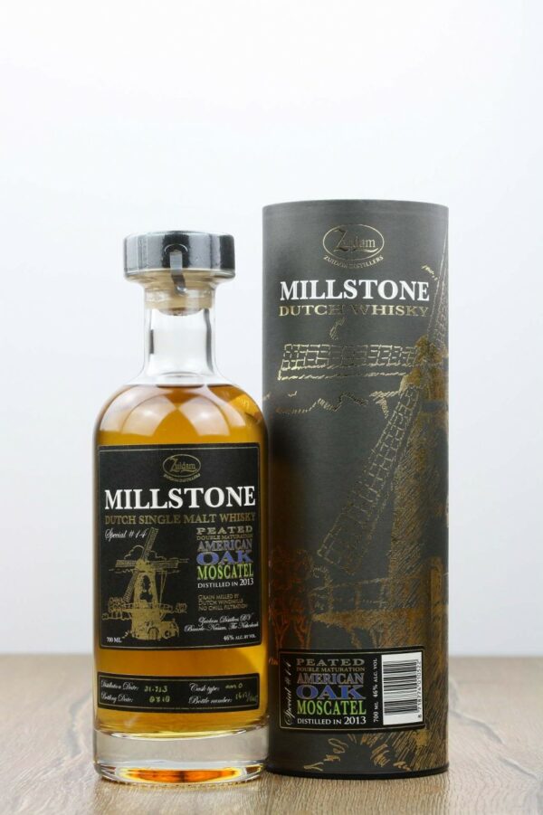 Zuidam Millstone Single Malt Whisky Peated American Oak Moscatel 5YO Special No.