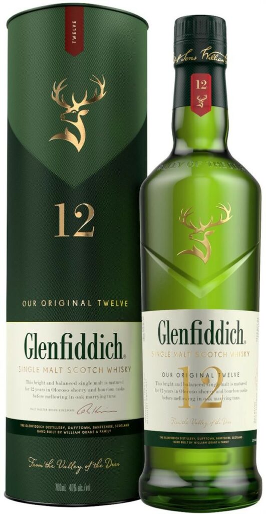 Glenfiddich 12 Years + GB 0